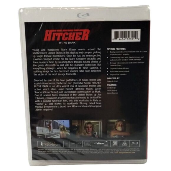 Hitcher In the Dark Remastered 1989 Version BluRay Disc Suspense Thriller - Picture 4 of 4